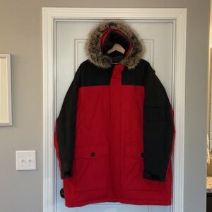 LANDS’ END brand men’s expedition waterproof down parka